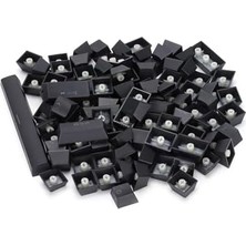 Teknocan 108 Tuş Mekanik Klavye Tuş Takımı Kapağı Keycap Siyah Us Layout Ingilizce Dizilim