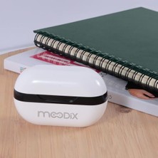 Teknocan KI23K50 Kulak Içi Bluetooth Kulaklık, Ios ve Uyumlu, Anc Aktif Gürültü Önleyici, Beyaz-Siyah, Ipx-4 Suya Dayanıklı