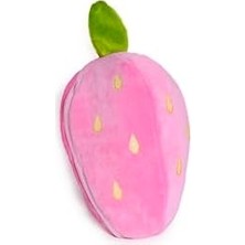 Teknocan Özgüner Oyuncak Pelüş Çilek Tavşan,fermuarlı Meyve Çantasında Nakışlı,40 Cm,pembe, Kırmızı, Karpuz, Ananas, Havuç Model Seçenekleri,paskalya,çilek Tavşan (Pembeçilek)