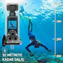 Teknocan 4K Ultra Hd Aksiyon Kamerası – 270° Geniş Açı - Döner Klips - Su Geçirmez Kılıf - Wifi Kamera - Dahili Mikrofon - Dahili Hoparlör - Micro Sd Desteği