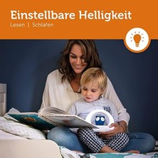 Teknocan Kids Lou Ağlama Sensörlü Gece Lambası, Mavi