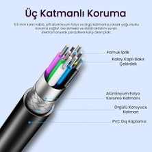 Teknocan Veggieg USB 3.0 Uzatma Kablosu Sinyal Güçlendirici Extender Destekli Usb-A Uzatıcı Kablo 10 Metre