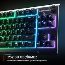 Teknocan Steelseries Apex 3 Tkl Türkçe Gaming Klavye Tenkeyless, 8 Bölge Rgb Aydınlatma Türkçe Qwerty