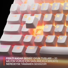 Teknocan Apex 3 Tkl Türkçe Gaming Klavye Tenkeyless, 8 Bölge Rgb Aydınlatma Türkçe Qwerty - Beyaz