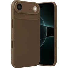 Renas Store Iphone 17 Air Auto Fus Karbon Kapak - Kahverengi