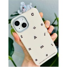 Teknocan 13-14 ve 15 ile Uyumlu 3D Oyuncaklı Koala Tasarımlı Esnek Silikon Kılıfı