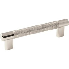 Teknocan | Dolap Çekme | Cilalı Nikel/paslanmaz Çelik | 5-1/16 Inç (128 Mm) Merkezden Merkeze | Esquire | 1 Paket | Çekmece Çekme | Çekmece Kolu | Dolap Donanımı