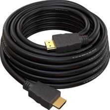 Teknocan 9750 Hdmi 5 Metre Kablosu LCD Laptop Full Hd Destekli Bağlantı Erkek-Erkek Tv Kablo Ps3 Ps4 Xbox Uyumlu 24 K Altın HDMI Kablosu. Tüm Multimedyalar Destekli Ses ve Görüntüyü Aktarır