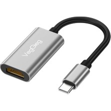 Teknocan 4K 30Hz Type-C To HDMI Çevirici Dönüştürücü Adaptör