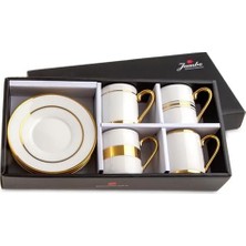 Teknocan Luces 4 Kişilik Kahve Fincan Takımı
