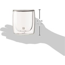 Teknocan Sorrento Çift Camlı 2'li Viski Bardağı, 266 Ml, Cam, Şeffaf Cam