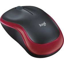 Teknocan M185 Kablosuz Fare, 2,4 Ghz USB Nano Alıcılı, 12 Ay Pil Ömrü, 1000 Dpı Optik Izleme, Sol ve Sağ Elini Kullananlar Için, Pc, Mac, Dizüstü Bilgisayar ile Uyumlu, Kırmızı
