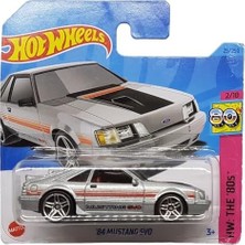 Teknocan - ´84 Mustang Svo - Hw: The ´80S 2/10 - HKG80 - Short Card - - Gümüş Metalik - Mattel 202