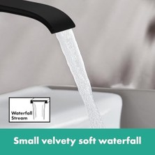 Teknocan Vivenis Modern 1 Kulplu 1 Delikli 15,24 cm Uzun Banyo Lavabo Bataryası Mat Siyah, 75010671