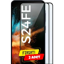 Teknocan Galaxy S24FE ile Uyumlu 2xadet Ekran Koruyucu - 9h Süper Güçlü Temperli Cam, Hd Clear, Toza ve Çizilmelere Dayanıklı, Kılıf Dostu Tam Koruma - 2 Adet