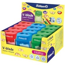Teknocan V-Blade Çiftli Kapaklı Kalemtraş