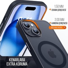 Teknocan 13/14 Için Telefon Kılıfı ile Uyumlu Kamera Korumalı Mat Şeffaf Görünümlü Telefon Kılıfı (Siyah)