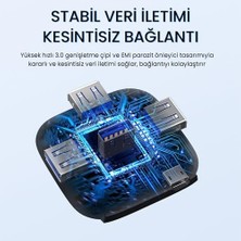 Teknocan 4 Port USB 3.0 Çoklayıcı Hub Beyaz