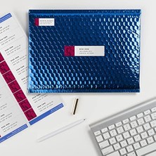 Teknocan Mürekkep Püskürtmeli Yazıcılar Için Sabit Beslemeli Adres Etiketleri, 2,54 cm x 10,16 Cm, 2000 Etiket, Kalıcı Yapıştırıcı (8461)