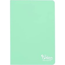 Teknocan Colors A4 80 Yaprak Çizgili Defter, Yeşil