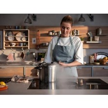 Teknocan Fissler Vitaquick Premium Düdüklü Tencere Set 4,5+2,5 Litre Buharlama Aparatlı