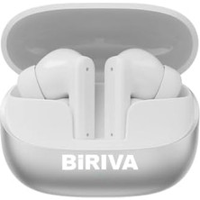 Teknocan Biriva X23 Pro Anc+Enc Kablosuz Bluetooth Kulaklık Beyaz (Metal Kasa)