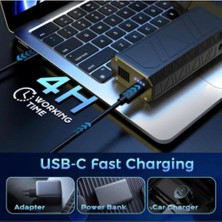 Teknocan Turbo Jet Fan 130.000 Rpm Şarjlı Ek Başlıklı 3 Kademeli Fenerli Basınçlı Hava Püskürtme Temizleyici – Taşınabilir Toz Üfleme Pc Klavye Kasa Oto Araç Kurutucu Su Itici Araba Temizliği Mangal Fanı
