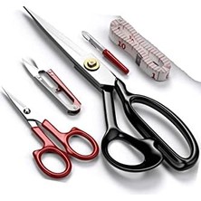 Teknocan Çelik Profesyonel Kumaş Kesim Makası Set 9 No 23CM