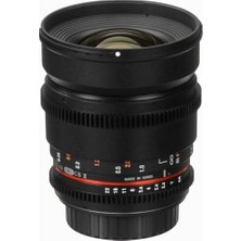 Teknocan DS16 M-C 16 mm T2.2 Cine Geniş Açılı Objektif Ef-S Dijital Slr Için
