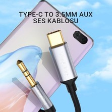 Teknocan USB Type-C To 3.5mm Aux Hi-Fi Ses Kablosu 1 Metre
