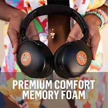 Teknocan Positive Vibration Xl Anc Kulak Üstü Gürültü Önleyici Kulaklık Kablosuz Bluetooth - Sürdürülebilir Malzemelerden Bluetooth Kulaklık, 35 Saat Oynatma, Mikrofon, Anc Kulaklıklar, Siyah