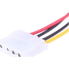 Teknocan 4348 Sata Kasa HDD Dişi Erkek 4 Pin Power Molex Güç Kablosu 20 cm