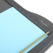 Teknocan Guillotine Kağıt Traş Makinesi, Klasik Kesim Lite, 30,5 cm Uzunluk, 10 Yaprak Kapasite (9312) 30,5 cm
