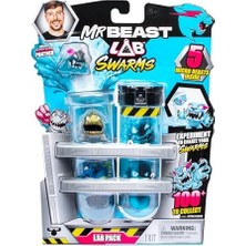 Teknocan Mrbeast Lab Swarms Lab Pack, Su Ekleyerek Deney Yapın, Test Tüpünü Sallayın ve 1 "mrbeast Karakterinden 5 Pk Açığa Çıkarın, 100+ Toplanacak, Sınırlı Sayıda Hiperkrom Panter'e Dikkat Edin