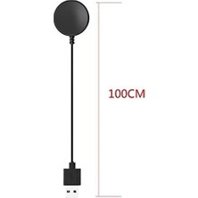 Teknocan Manyetik Kablosuz USB Şarj Aygıtlı USB Kablo 1 Metre Galaxy 2 40 mm SM-R830NZ SM-R830NS Galaxy 2 44 mm SM-R820NS SM-R820NZ ile Uyumlu Ürün