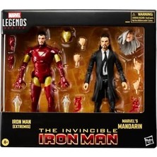 Teknocan Hasbro Series Iron Man (Extremis) And ’s Mandarin Ikili Aksiyon Figür Seti, Avengers Comics