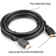 Teknocan HDMI Tv LCD Monitör Erkek Bağlantı Kablosu 1,5 Metre