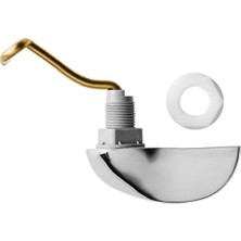 Teknocan Standard 7384730020A Sol El Metal Seyahat Kolu, Basınç Yardımcısı, Cilalı Krom