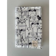 Teknocan Lily Tongo, Küçük Boy Kitap Kılıfı Leke Tutmaz Yıkanabilir 22 x 15,5 cm Dk