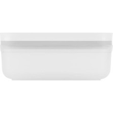 Teknocan Fresh & Save Vakumlu Saklama Kabı, S, Plastik, Yarı Şeffaf-Gri
