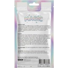 Teknocan Stopever Spot Patch 20 Adet Akne Patch Siyah Nokta Karşıtı Holografik Yıldız Kalp Cilt Bakım Maskesi