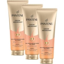 Teknocan Pantene Grow Abundant Saç Dökülmesine Karşı Saç Maskesi 300 ml (3 Paketi)