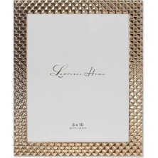 Teknocan Frames Desenli Cilalı Metal Resim Çerçevesi, 8X10, Altın