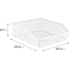 Teknocan Stafi Wide Organizer Beyaz