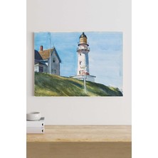 Teknocan (PSTER18945) Light At Two Light - Edward Hopper Sanatsal Kanvas Tablo 40 x 60