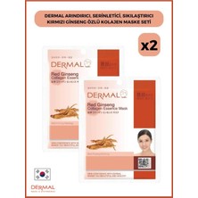 Teknocan Dermal Arındırıcı, Serinletici, Sıkılaştırıcı Kırmızı Ginseng Özlü Kolajen Maske Seti 2 Adet