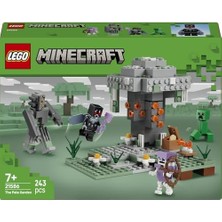 Teknocan Minecraft Solgun Bahçe 21586-7 Yaş ve Üzeri Çocuklar Için Kahraman Kanatlı Mothman, Creeper ve Iskelet Içeren Yaratıcı Koleksiyonluk Oyuncak Yapım Seti, Oyunculara Özel Hediye Fikri (243 Parça)