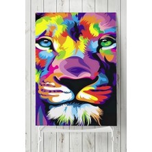 Teknocan (PSTER2539) Aslan Motivasyon Poster (50X70 Cm)