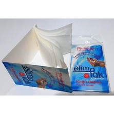Teknocan Klasik Kağıt Sabun 5li Paket-(75 Adet Tek Kullanımlık Sabun Yaprağı)-Ortak Kullanım Alanlarında ve Dış Mekanlarda Kişisel Hijyen Sağlar -Yerli Üretim-