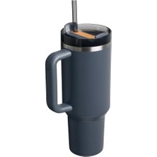 Teknocan Pipetli Termos Bardak, Lacivert (Twilight), 1.18 Litre